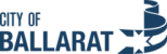 City of Ballarat logo with stylised map design.